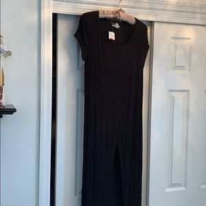 Brand new long dress with slit